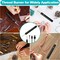Rechargeable Thread Burner kit for Jewelry Making,Digital Thread Zapper Tool with 2 Replacement Tip,Burning Pen 3 Ajustable Temperature 330~450℃ for Beading,Leather Craft